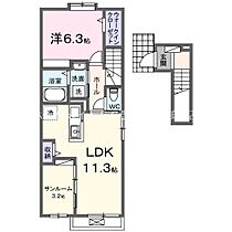 サウスヌーヴォー  ｜ 愛知県豊橋市大岩町字前田（賃貸アパート1LDK・2階・50.74㎡） その2