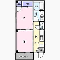 ベルハイム  ｜ 愛知県豊橋市牟呂大西町（賃貸アパート2K・2階・37.26㎡） その2