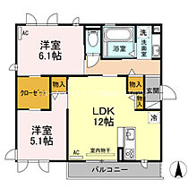 ボヌールIII  ｜ 愛知県豊橋市牟呂町字古幡焼（賃貸アパート2LDK・3階・57.13㎡） その2