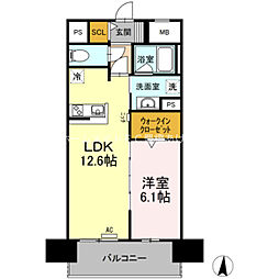 CASA94 1LDKの間取図画像