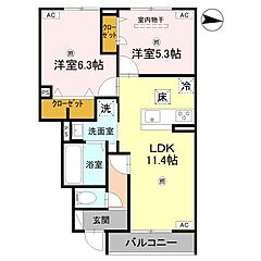 物件の間取り