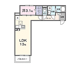 Sereno(セレーノ) 1LDKの間取図画像