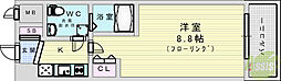 CASSIAJUSO 1Kの間取図画像