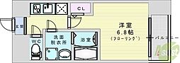 エスリード北大阪レジデンス 1Kの間取図画像