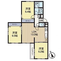 間取図画像 3LDK