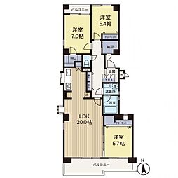 間取図画像 3LDK