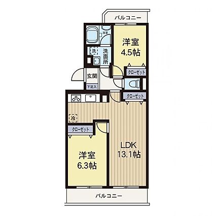 【間取り図】広...