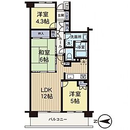 間取図画像 3LDK