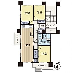 間取図画像 3LDK
