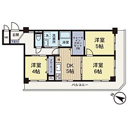 エスペランサ第2青葉台 3Kの間取図画像