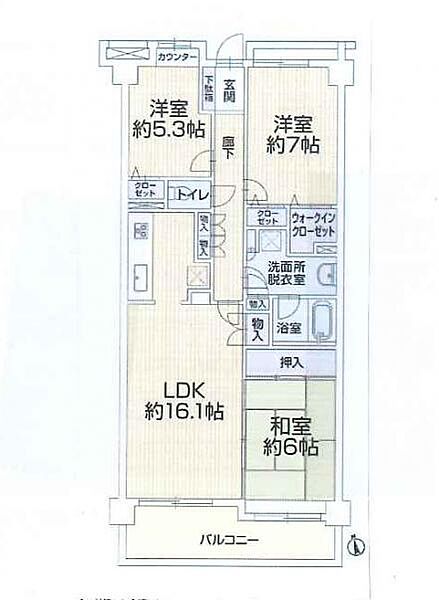 間取りを拡大表示