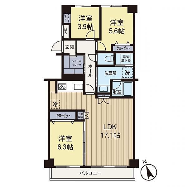 間取りを拡大表示