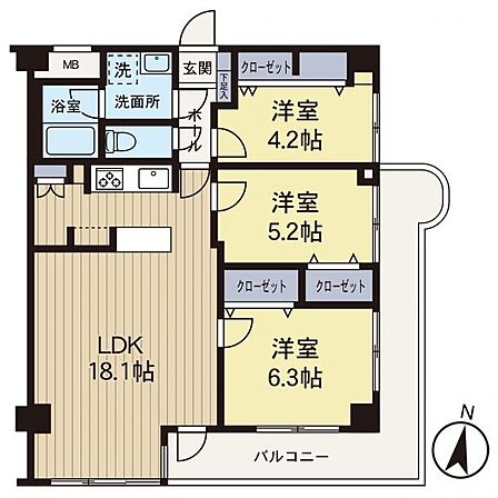 【間取図】表現された空間はたくさんの光を浴び、風を感じ、暮らしを豊かにしてくれます。家族の思い出を刻んでいきます。