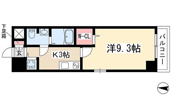 アビタシオンサクラ ｜愛知県名古屋市昭和区桜山町1丁目(賃貸マンション1K・2階・30.90㎡)の写真 その2