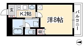 Annex121  ｜ 愛知県名古屋市天白区植田西2丁目801（賃貸マンション1K・2階・24.84㎡） その2