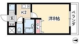 間取図画像 1K