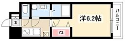 名古屋市天白区古川町マンション 1Kの間取図画像