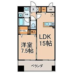 間取図画像 1LDK