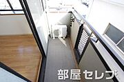 日当たりの良いバルコニーです。