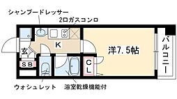 間取図画像 1K