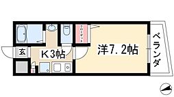 間取図画像 1K