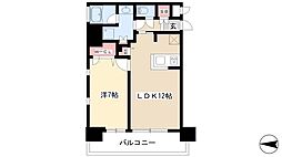 ファーストレジデンス栄 1LDKの間取図画像