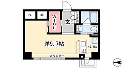 KDXレジデンス東桜1 ワンルームの間取図画像