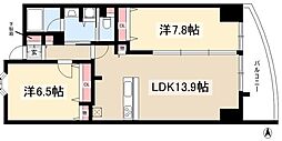 さくらヒルズフジミ 2LDKの間取図画像