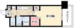 PartirJINGUMINAMI 1Kの間取図画像