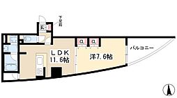 さくらヒルズフジミ 1LDKの間取図画像