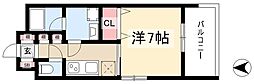 レジデンス東別院スクエア2 1Kの間取図画像