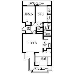 アビタシオンナルセ 2階