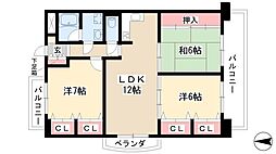 シティコーポ千代田 3LDKの間取図画像