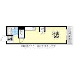 メゾン御器所 ワンルームの間取図画像