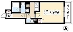 ディアレイシャス大須赤門通本町 1Kの間取図画像