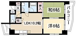 第二近藤ビル 2LDKの間取図画像
