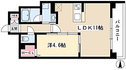 ナヴィリオパラッツォ 1LDKの間取図画像