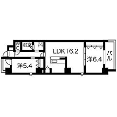 物件の間取り