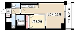 CATTLEYAGARDEN 1LDKの間取図画像