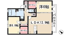 八事ガーデン アネックス 2階