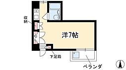 メゾン・ド・プリムール ワンルームの間取図画像