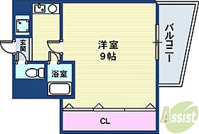 サンビルダーウエスト  ｜ 兵庫県神戸市兵庫区新開地1丁目1-22（賃貸マンション1K・5階・26.82㎡） その2