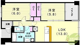 クオリティーナカハシ  ｜ 兵庫県神戸市西区玉津町出合346-1（賃貸マンション2LDK・2階・56.95㎡） その2