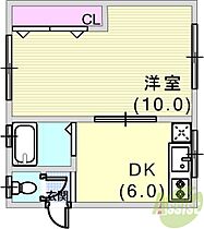 高橋ビル  ｜ 兵庫県神戸市兵庫区小松通5丁目2-13（賃貸マンション1K・3階・21.98㎡） その2