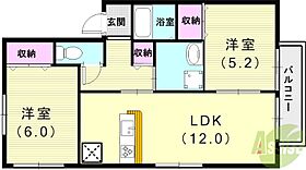 エスペランス・西神戸  ｜ 兵庫県神戸市西区王塚台2丁目10（賃貸アパート2LDK・1階・58.79㎡） その2