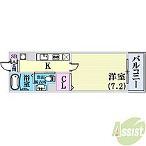 アルファレガロ兵庫  ｜ 兵庫県神戸市兵庫区三川口町2丁目（賃貸マンション1K・6階・24.22㎡） その2