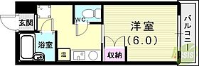 ハビテ八本松  ｜ 兵庫県神戸市須磨区須磨浦通6丁目（賃貸マンション1K・3階・18.50㎡） その2