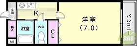 サンシャII  ｜ 兵庫県神戸市西区南別府1丁目（賃貸マンション1K・5階・21.60㎡） その2