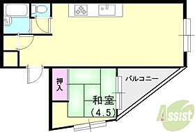 ライトシャルム  ｜ 兵庫県神戸市長田区御船通1丁目（賃貸マンション1LDK・4階・35.00㎡） その2