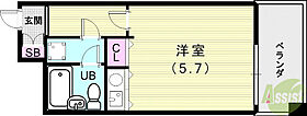 パークプラザ鷹取  ｜ 兵庫県神戸市長田区野田町5丁目（賃貸マンション1R・7階・19.52㎡） その2